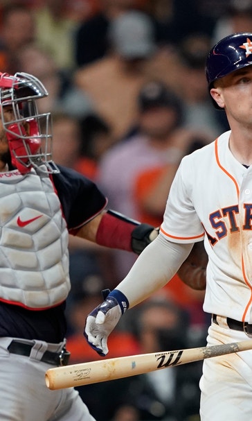 Bregman 2-run homer breaks postseason slump but Astros lose